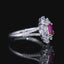 14K GOLD 0.44 CTW NATURAL RUBY & DIAMOND RING