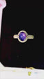 14K GOLD 2.60 CTW NATURAL STAR SAPPHIRE & DIAMOND RING