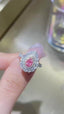 14K GOLD 1.43 CTW NATURAL PINK DIAMOND & DIAMOND RING/PENDANT