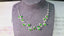 14K GOLD 8.89 CTW VIVID GREEN NATURAL EMERALD & DIAMOND NECKLACE