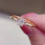 14K GOLD 0.32 CTW NATURAL H DIAMOND RING