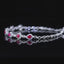 14K GOLD 1.65 CTW NATURAL RUBY & DIAMOND BRACELET