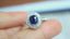 14K GOLD 1.26 CTW NATURAL SAPPHIRE & DIAMOND RING/PENDANT