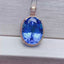 14K GOLD 10.54 CTW NATURAL TOPAZ & DIAMOND PENDANT