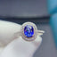 14K GOLD 1.0 CT NATURAL SAPPHIRE & DIAMOND RING