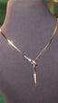 14K GOLD 0.25 CT NATURAL H DIAMOND NECKLACE