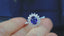 14K GOLD 1.63 CTW NATURAL SAPPHIRE & DIAMOND RING