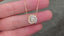 14K GOLD 0.30 CT NATURAL G DIAMOND NECKLACE