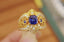 14K GOLD 1.57 CTW NATURAL SAPPHIRE & DIAMOND RING