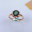 14K GOLD 1.64 CTW NATURAL TOURMALINE & DIAMOND RING